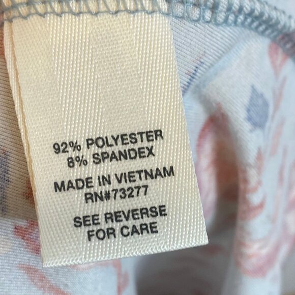 Floral mock neck dress large - Picture 5 of 6